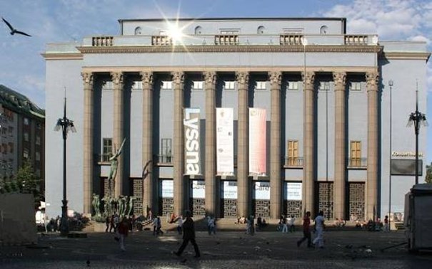 Vy på Stockholm konserthus.