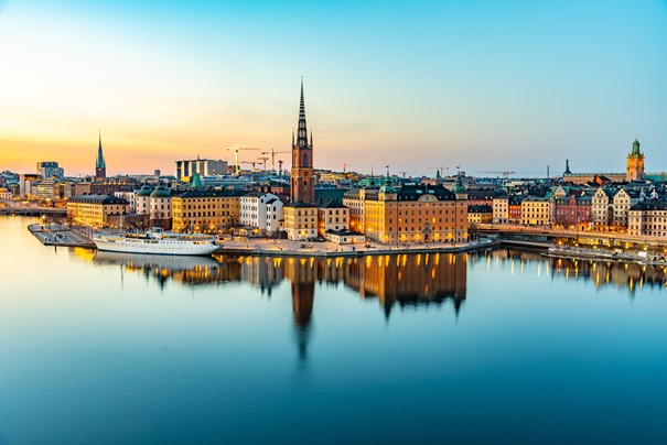 Vy på Stockholm stad.